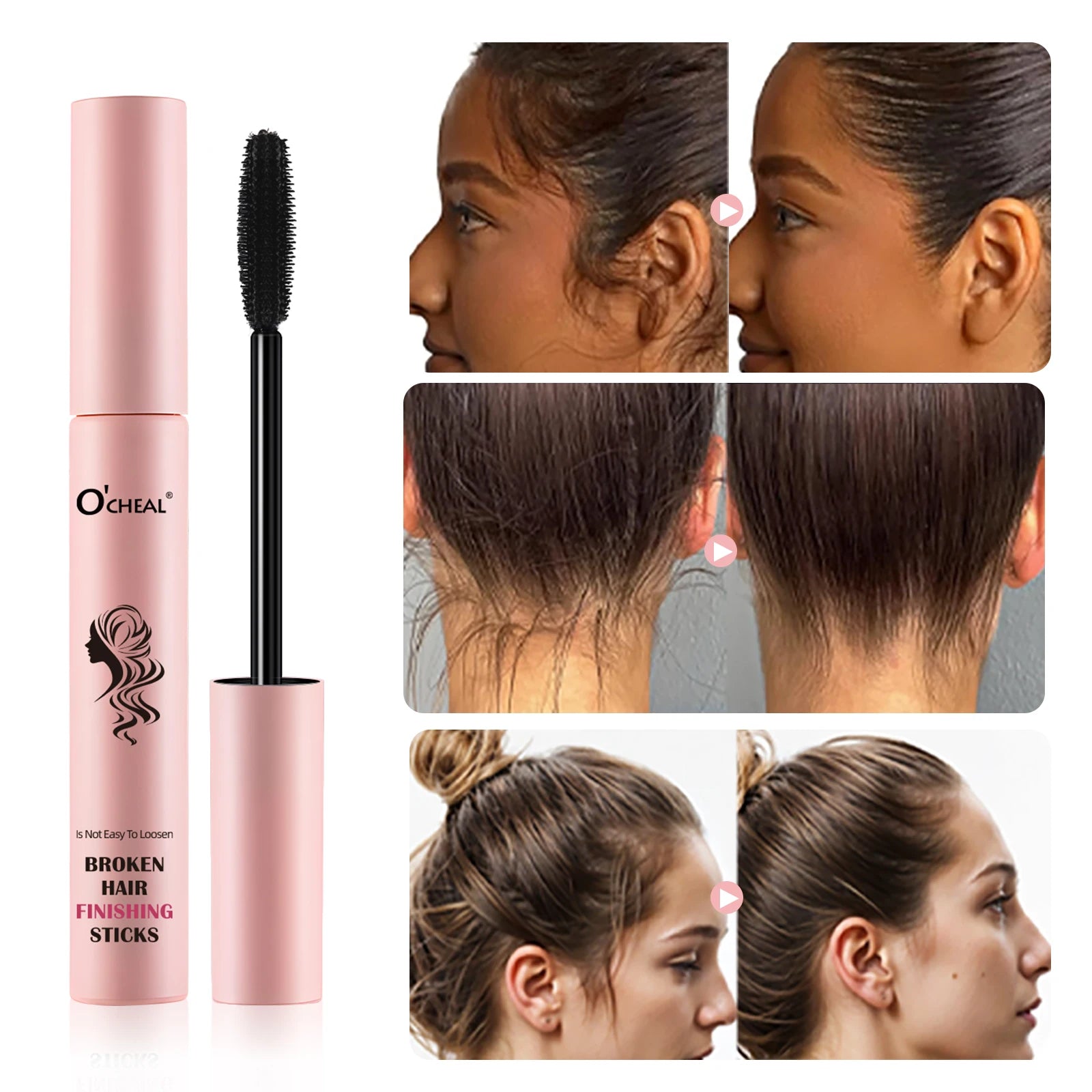 O'CHEAL Anti-Frizz Hair Wax Stick – Portable Styling Cream