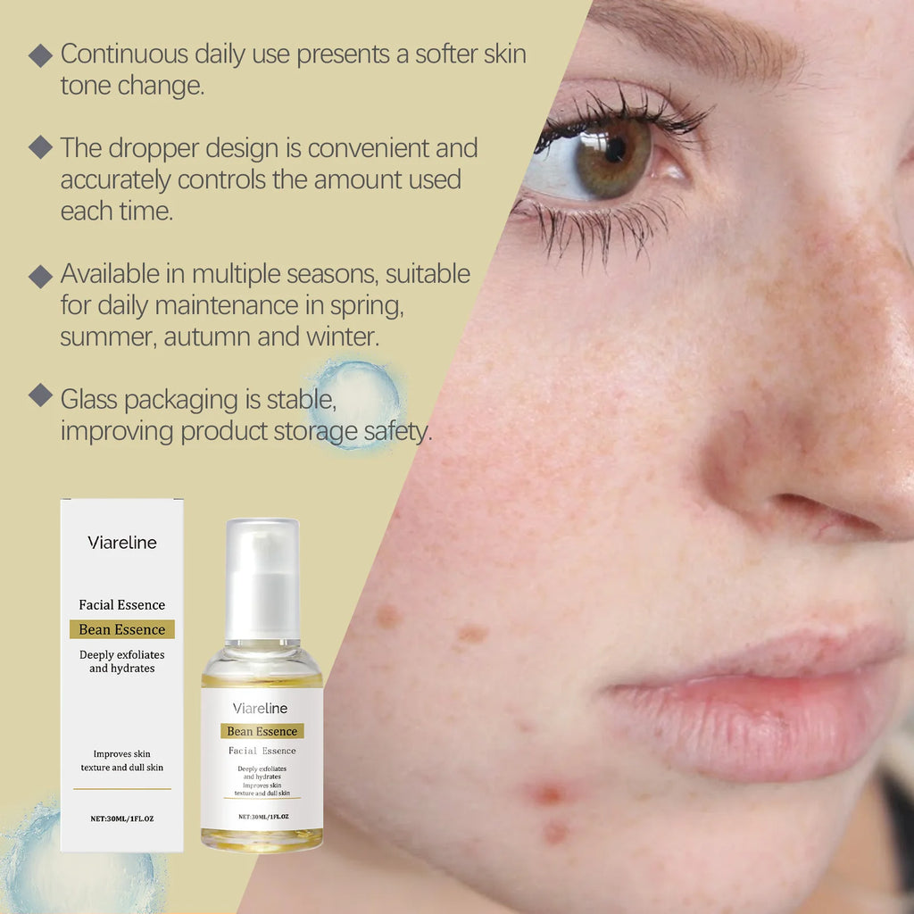 Viareline Face Essence Gentle Moisturizing Improve Skin Texture Daily Nourishing Remove Dead Skin Smoothing Facial Skin Essence Oasis Select