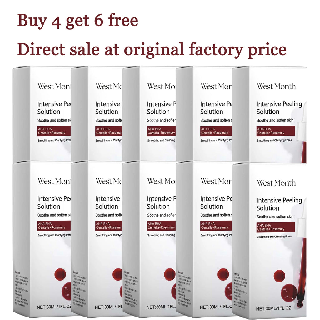 30ML Face Exfoliating Serum Gentle Reduce Dullness Fade Fine Lines Smoothing Clarifying Pores Glowing Skin Tone Facial Serum Oasis Select 10 pcs United States