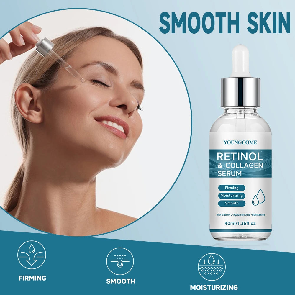 YOUNGCOME Retinol Face Serum – Collagen & Hyaluronic Acid