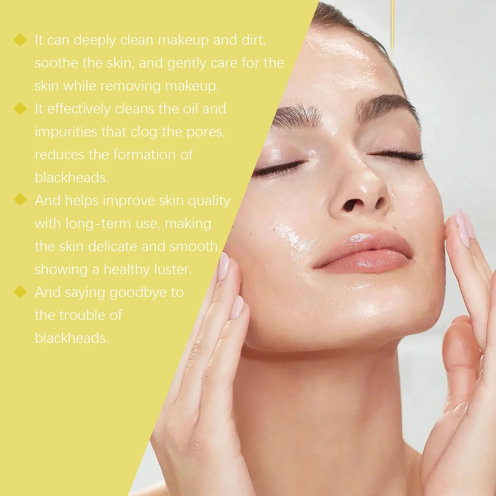 100ML Calendula Makeup Cleansing Oil Gentle Refreshing Face Eye Lip Makeup Remover Non-irritating Cleaning Oil for All Skin Type Oasis Select