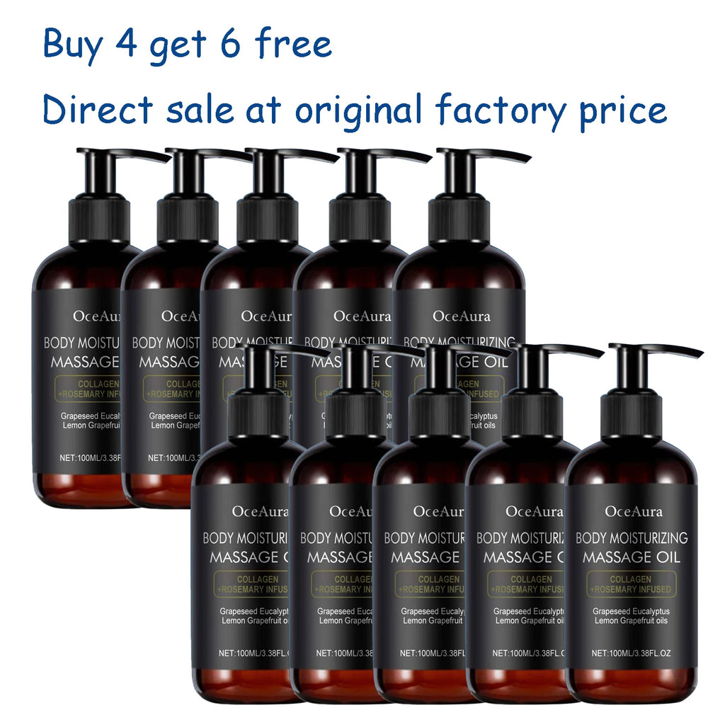 Oceaura Nourishing Body Massage Oil Gentle Hydrating Enhance Skin Elasticity Elegant Fragrance Improve Skin Texture Essence Oil Oasis Select 10 pcs Other United States