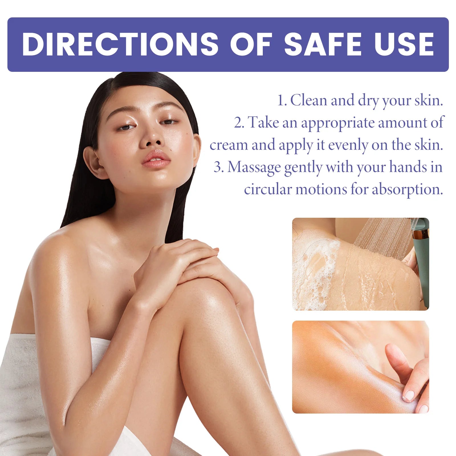 100G Body Lotion Deep Moisturizing & Nourishing Tightening Fade Fine Lines Reduce Roughness Non-greasy Glowing Body Cream Oasis Select