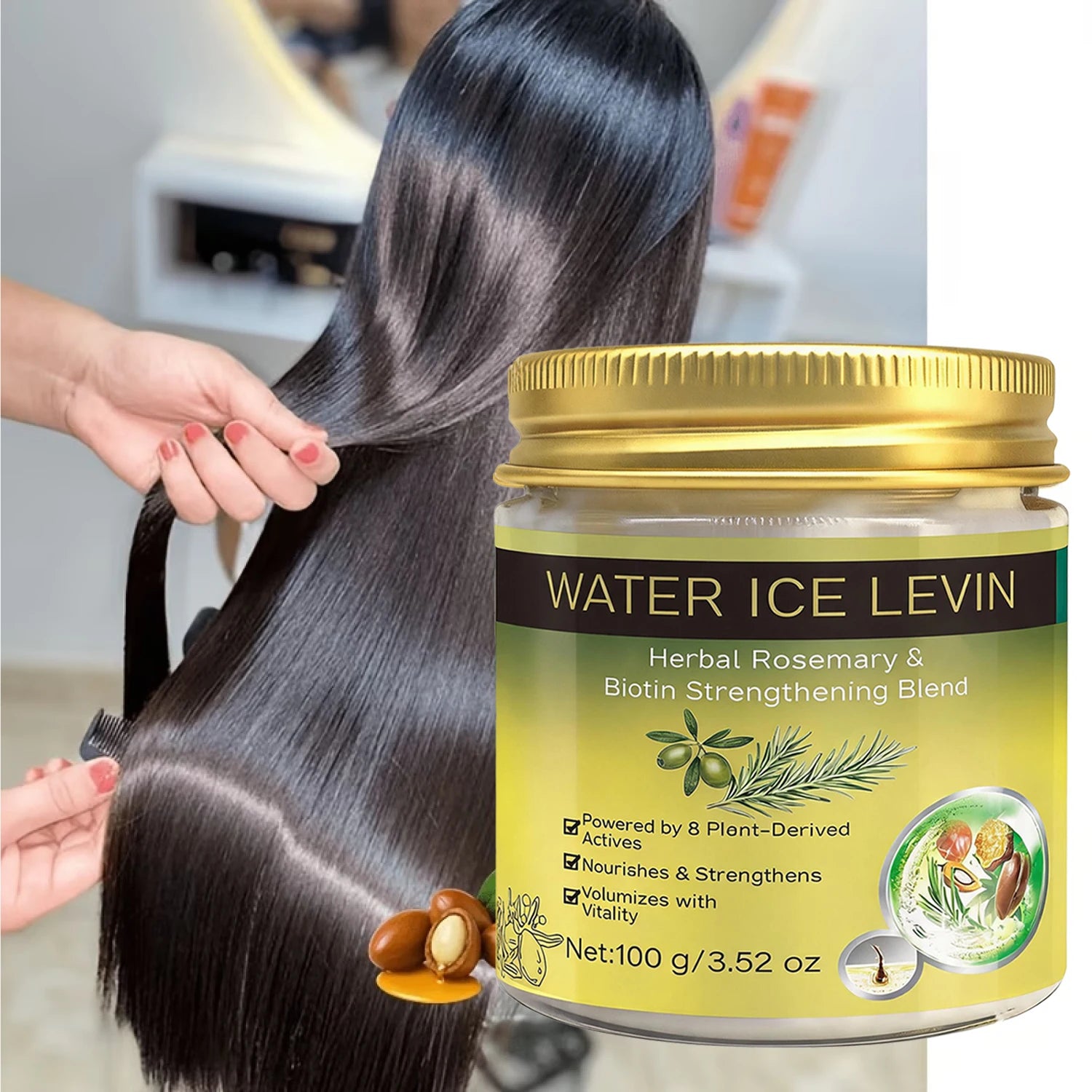Biotin Rosemary Hair Mask with Keratin – Nourish & Boost Volume Keratin Hair Mask Oasis Select