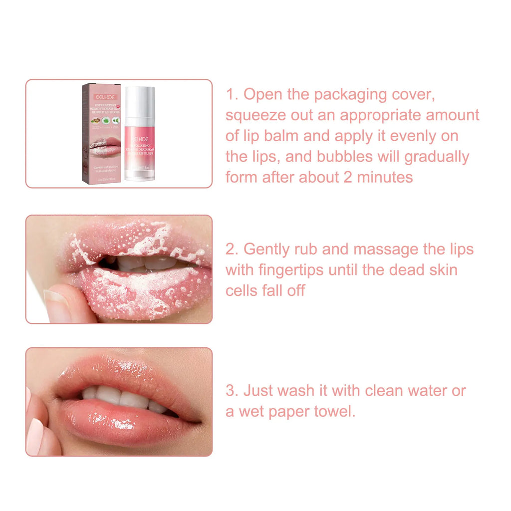 30ML Lip Exfoliating Mask Deep Moisturizing Enhance Smoothness Anti-chapping Nourishing Fade Fine Lines Softening Improve Skin Elasticity Lip Care Mask Oasis Select