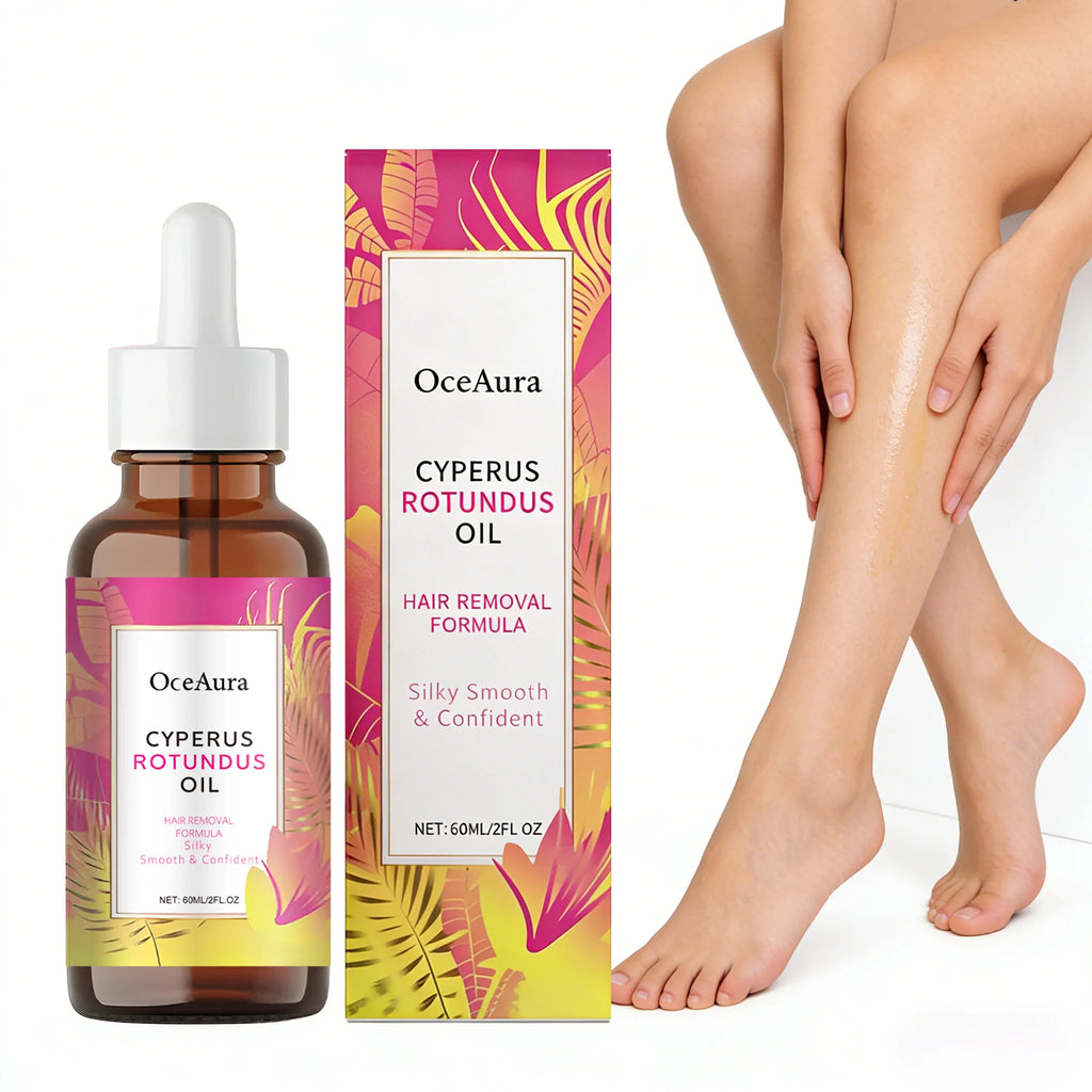 60ML Body Hair Removal Essence Oil Gentle Cleaning Soothing Nourish Moisturizing Relief Discomfort Non-irritating for Daily Care Oasis Select