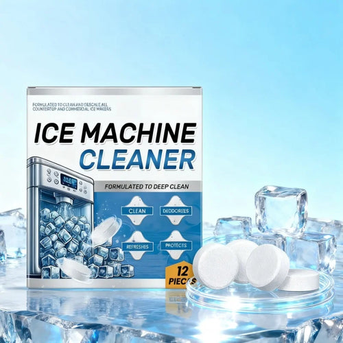 12-Pack Ice Machine Cleaning Tablets – Descale & Deodorize