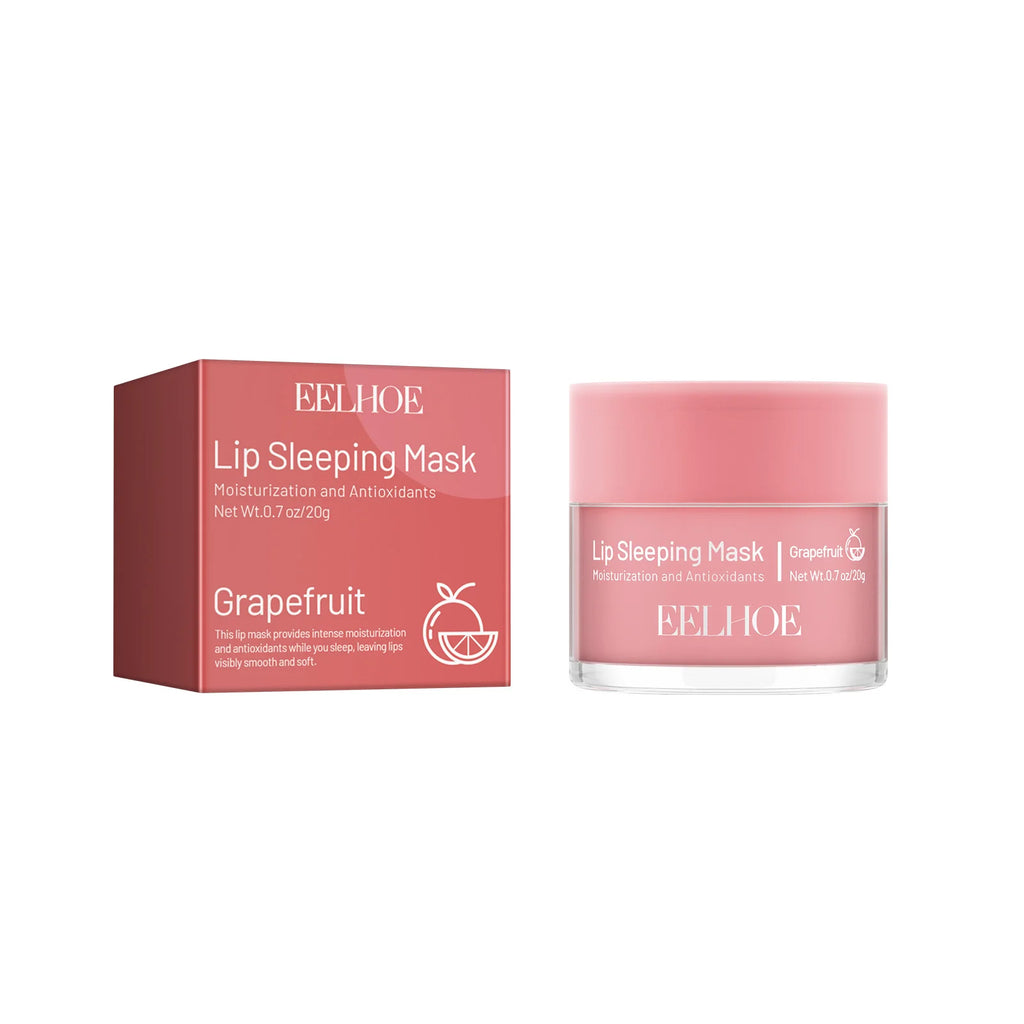 20G Grapefruit Lip Sleeping Mask Moisturizing Remove Dead Skin Enhance Elasticity Smoothing Improve Gloss Plumping Nourishing Lip Mask Oasis Select 20g United States