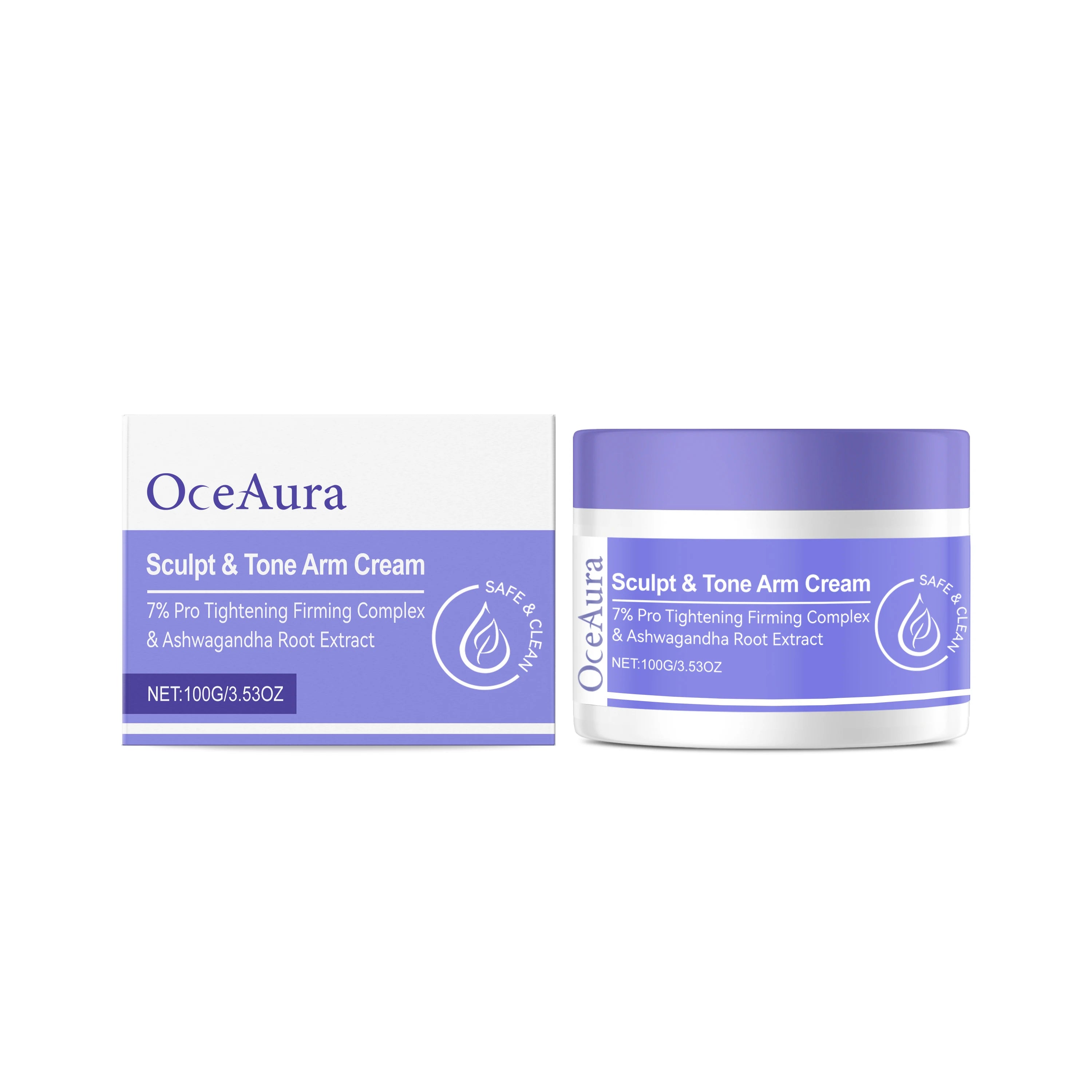 100G Arm Firming Cream Gentle Moisturizing Nourishing Enhance Skin Elasticity Smoothing Non-greasy Massage Arm Shaping Lotion Oasis Select 100g United States