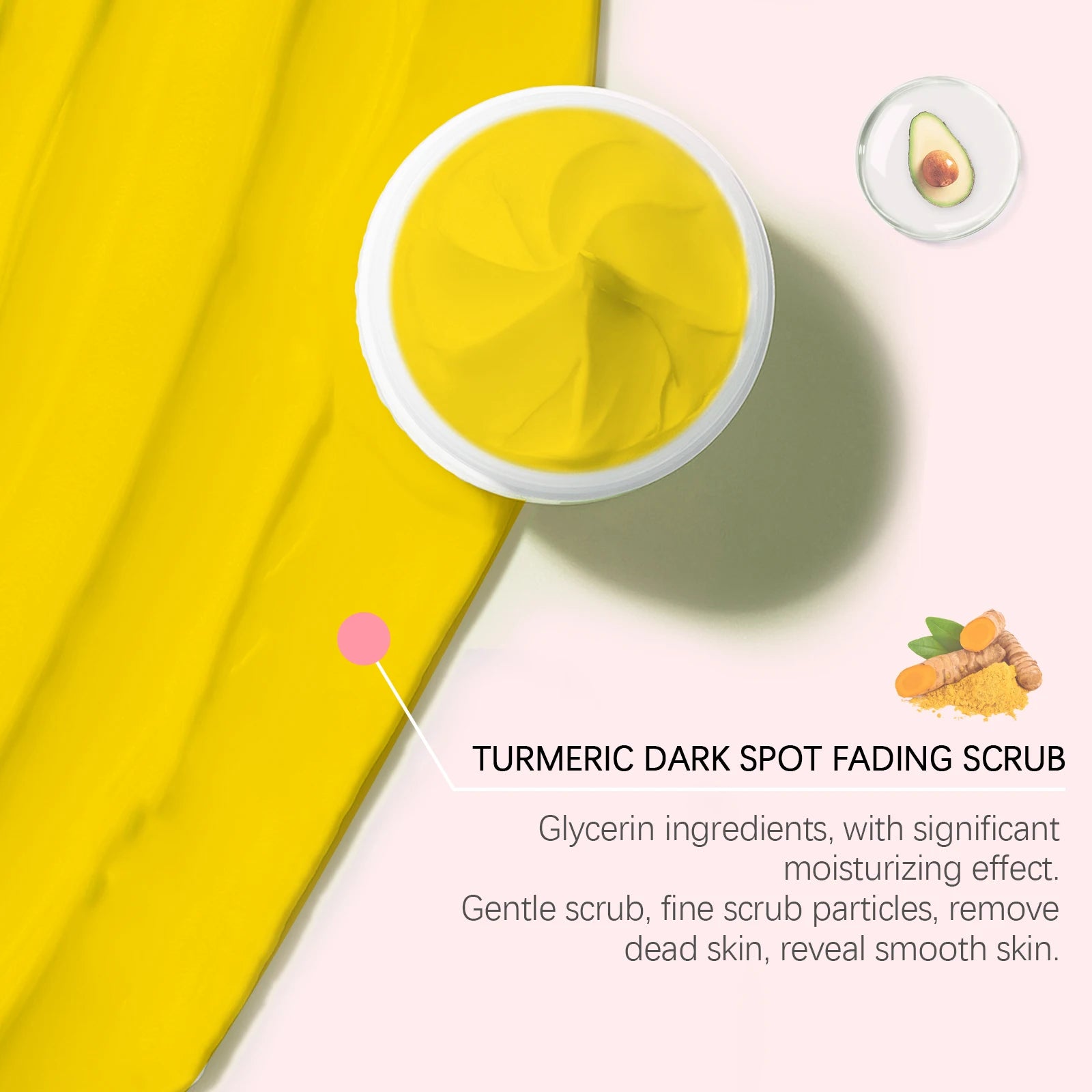Turmeric Body Scrub Cream – Exfoliate, Brighten & Moisturize Body Scrub Cream Oasis Select