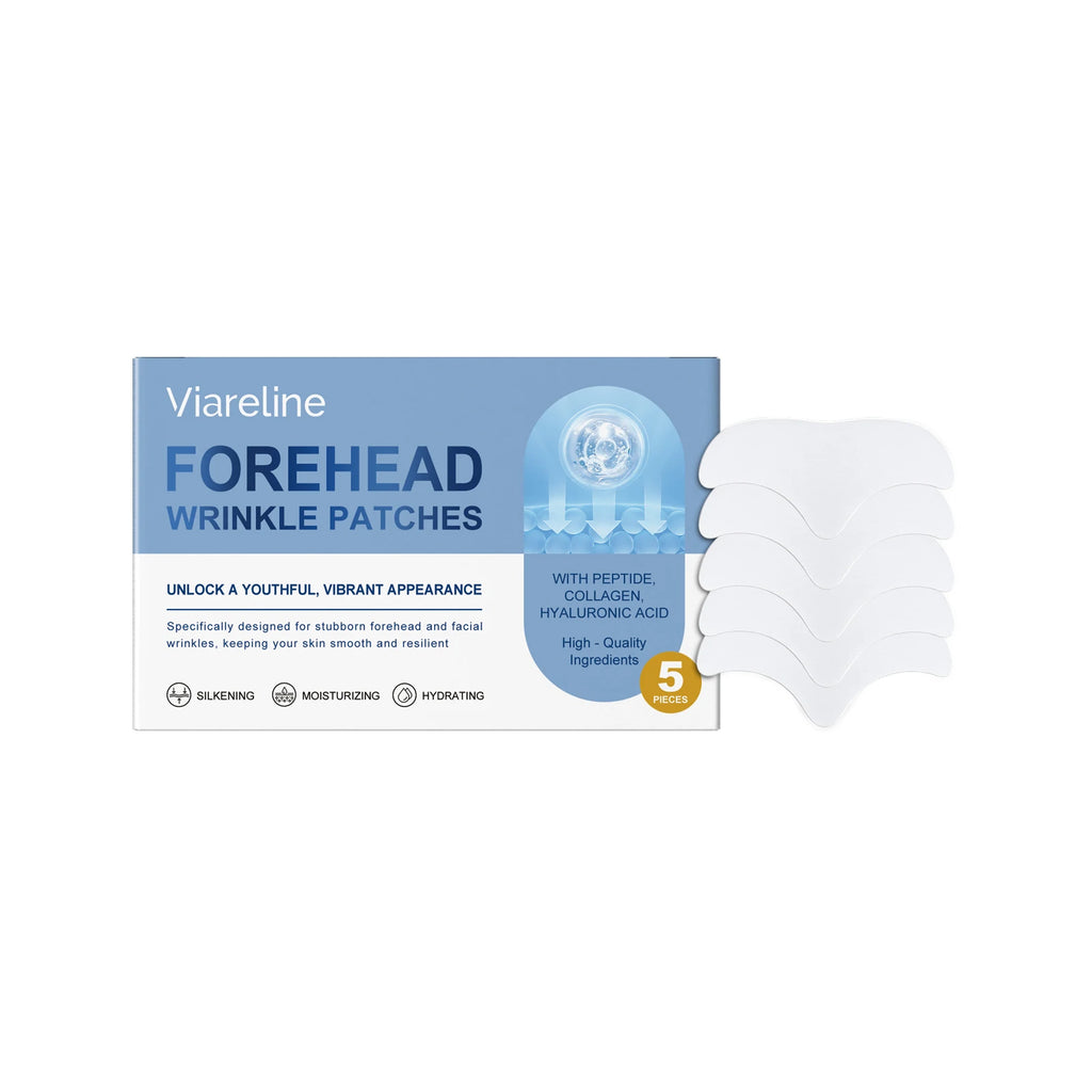 5 PCS Forehead Patches Deep Moisturizing Firming Lifting Fade Fine Lines Remove Wrinkles Enhance Smoothness Forehead Care Mask Oasis Select 1 box United States