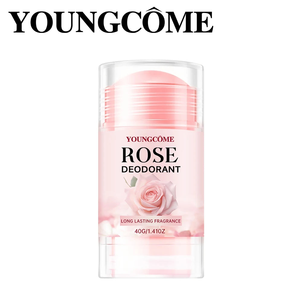 Pink Rose Essentials Deodorant Stick Long Lasting Fragrance Fragrance Oil Deodorant Cream Dating Aroma Perfume Cooling armpit Oasis Select 1pcs