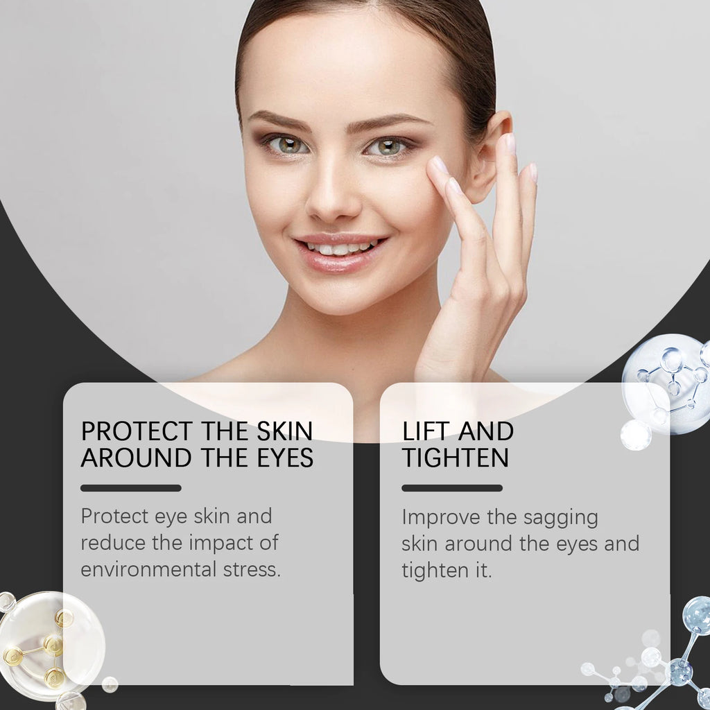 Niacinamide Eye Bags Removal Cream Reduce Eyes Puffiness Moisturizing Care Cream Brightening Firming Lifting Under the Eyes Gel Oasis Select