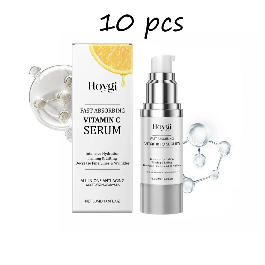 Hoygi Vitamin C Face Serum Moisturizing Reduce Fine Lines Shrink Pores Lifting Non-greasy Brightening Skin Tone Facial Serum Oasis Select buy 4 free 6 United States