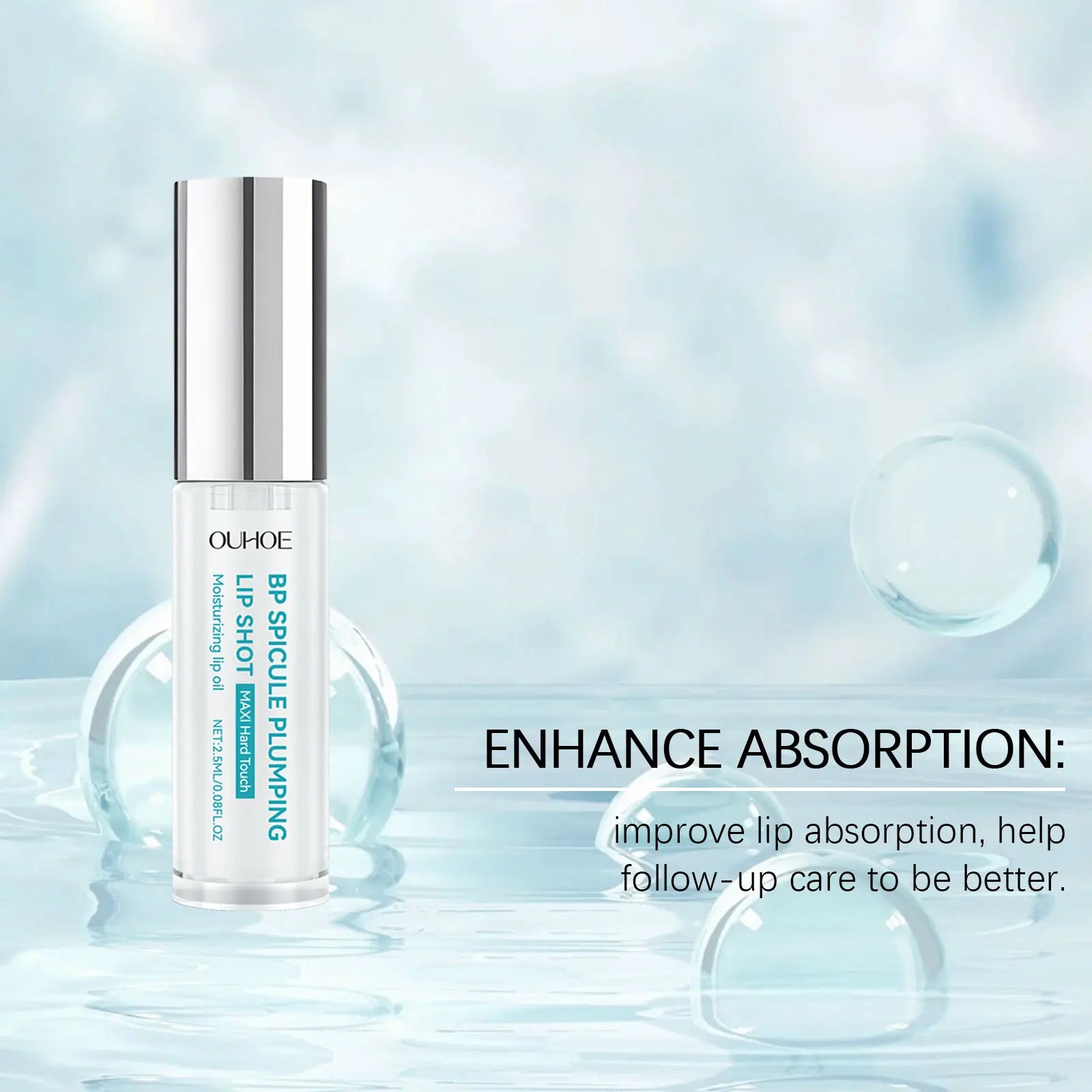 2.5ml Lip Gloss Oil Deep Nourishing Improve Roughness Moisturizing Remove Dead Skin Enhance Gloss Softening Non-greasy Lip Plumping Oil for All Skin Types Oasis Select