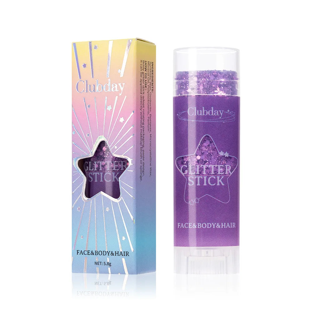 Glitter Gel Stick – Lip, Cheek & Body Sparkle Balm | High Shine