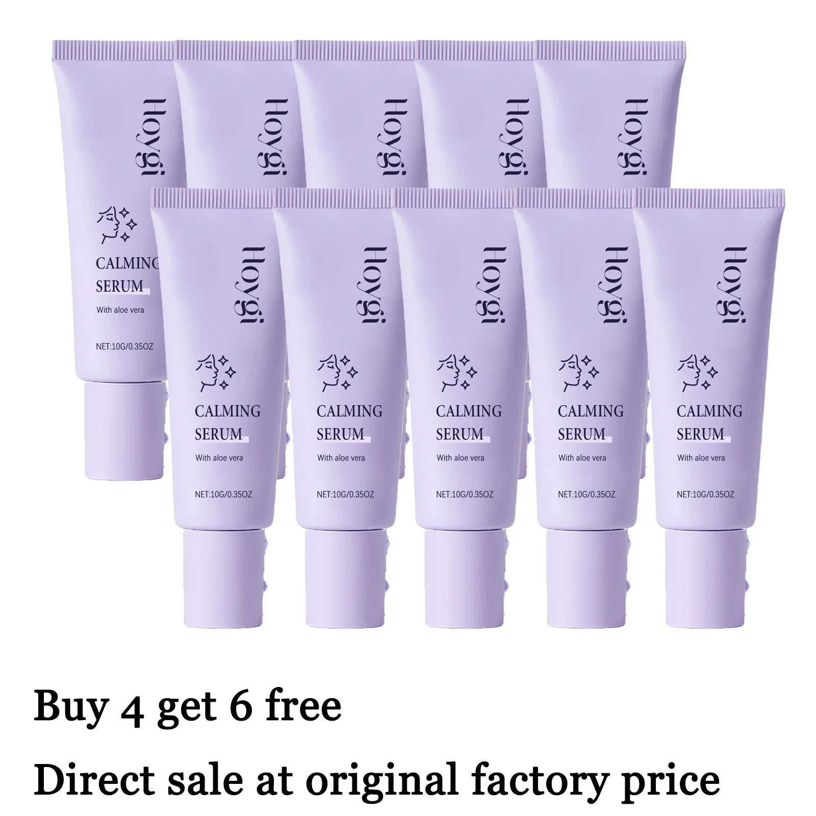 10G Aloe Vera Face Serum Deep Moisturizing Reduce Dryness Boosts Skin Elasticity Soothing Redness Smoothing Softening Facial Serum Oasis Select 10 pcs United States