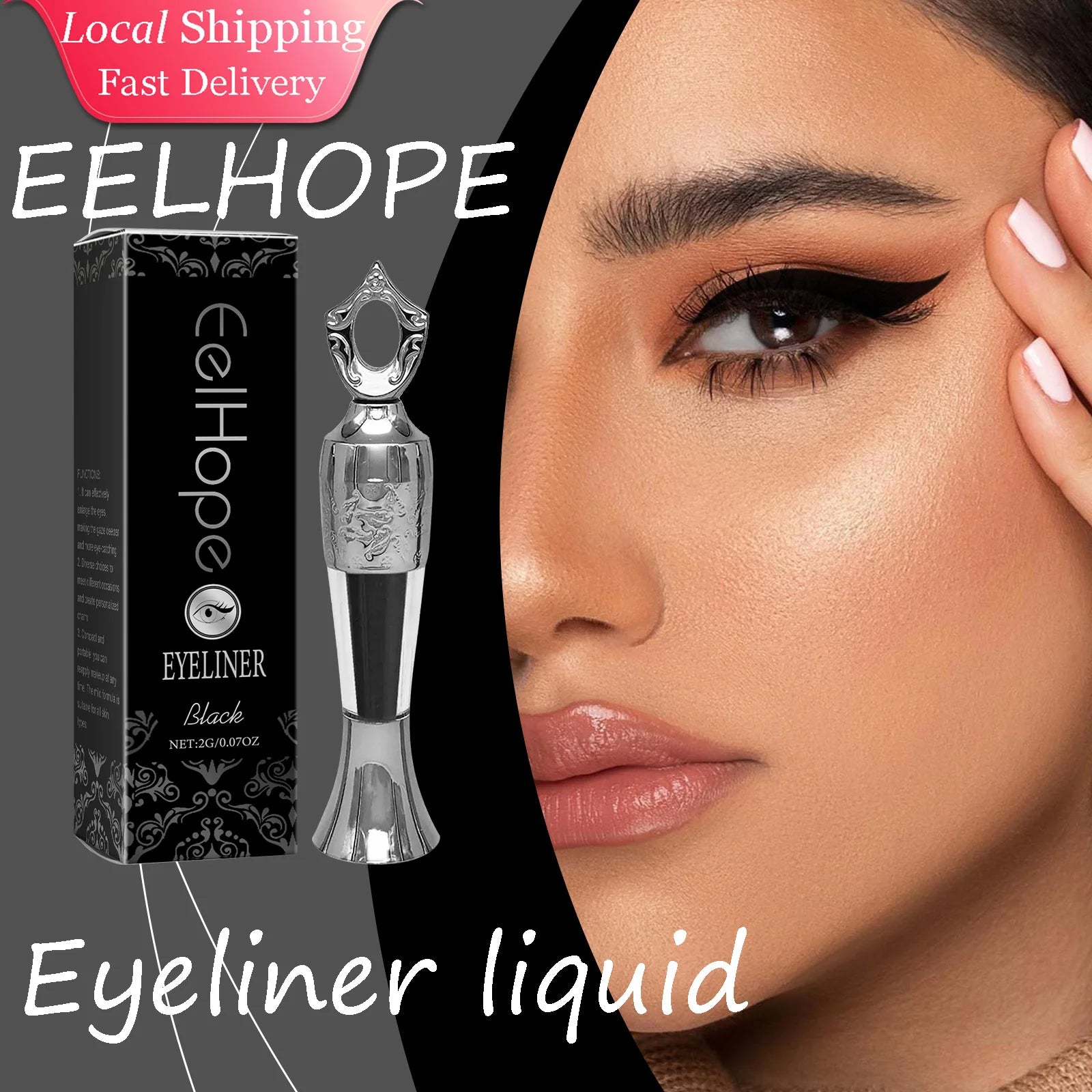 EELHOPE Eyeliner Liquid Waterproof Natural Smooth Quick Drying Durable Non-Fading Sweatproof Eye Makeup Eye Liquid eyeliner Oasis Select