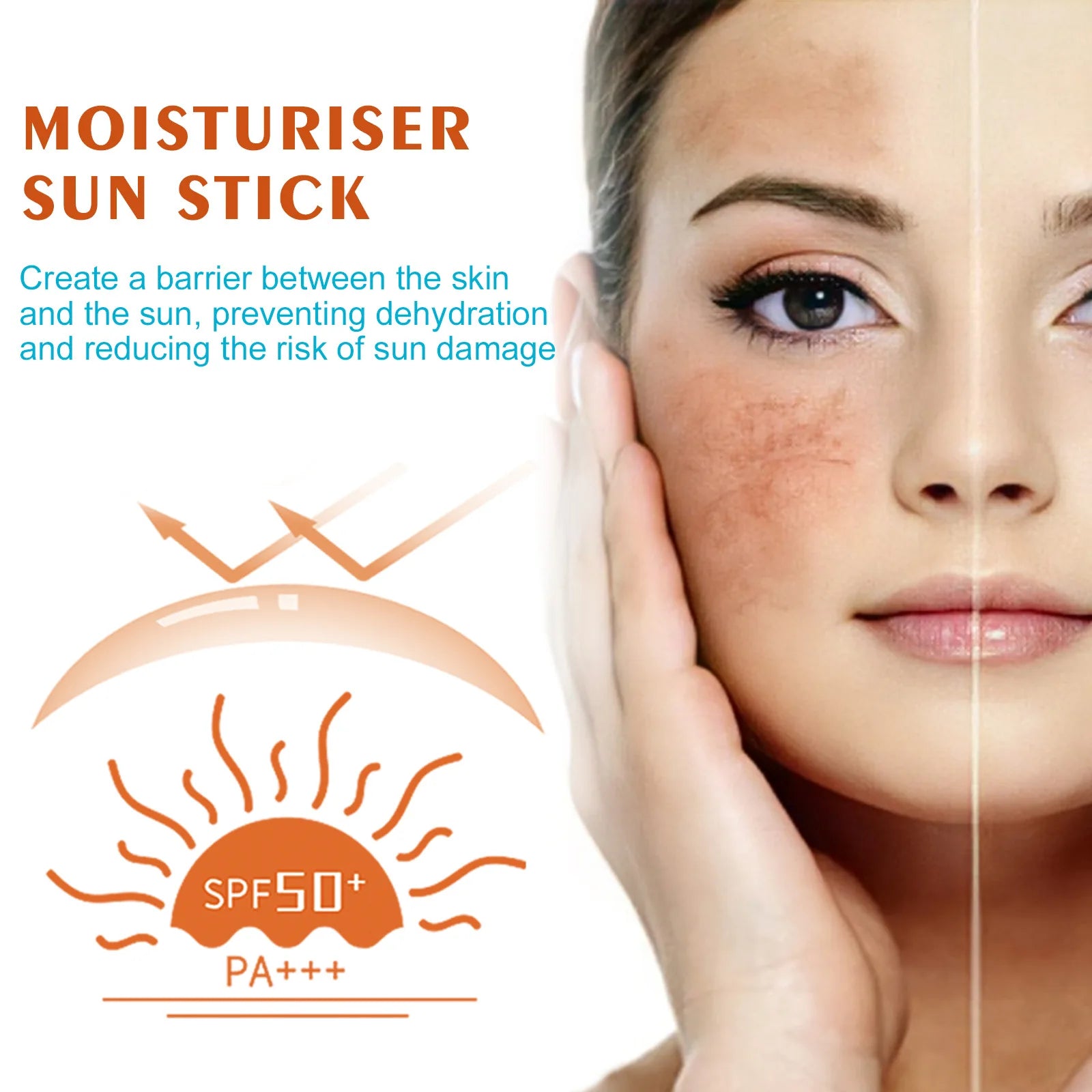 SPF 50+ Sun Stick – Waterproof Moisturizing Sunblock 20g SPF Sun Stick Oasis Select