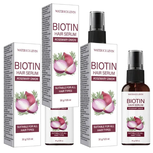 Biotin Rosemary Onion Hair Growth Serum – All Hair Types Hair Growth Serum Oasis Select Shine Enhancing
