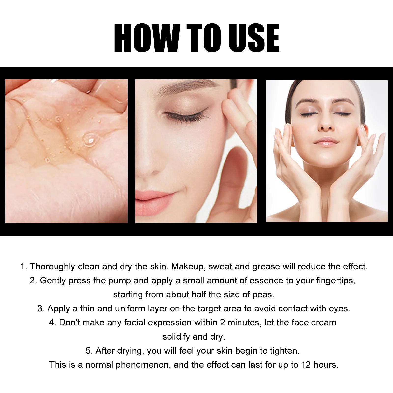 30ML Facial Firming Serum Gentle Moisturizing Enhance Skin Elasticity Fade Fine Lines Tightening Lifting Glowing Face Serum Oasis Select