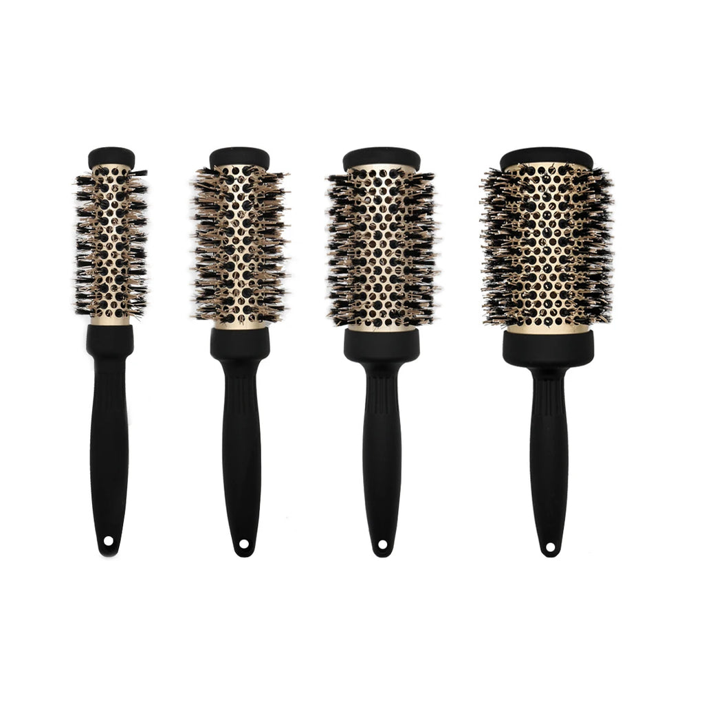 Thermal Round Barrel Hair Brush – Nylon Salon Styling Comb Round Barrel Hair Brush Oasis Select