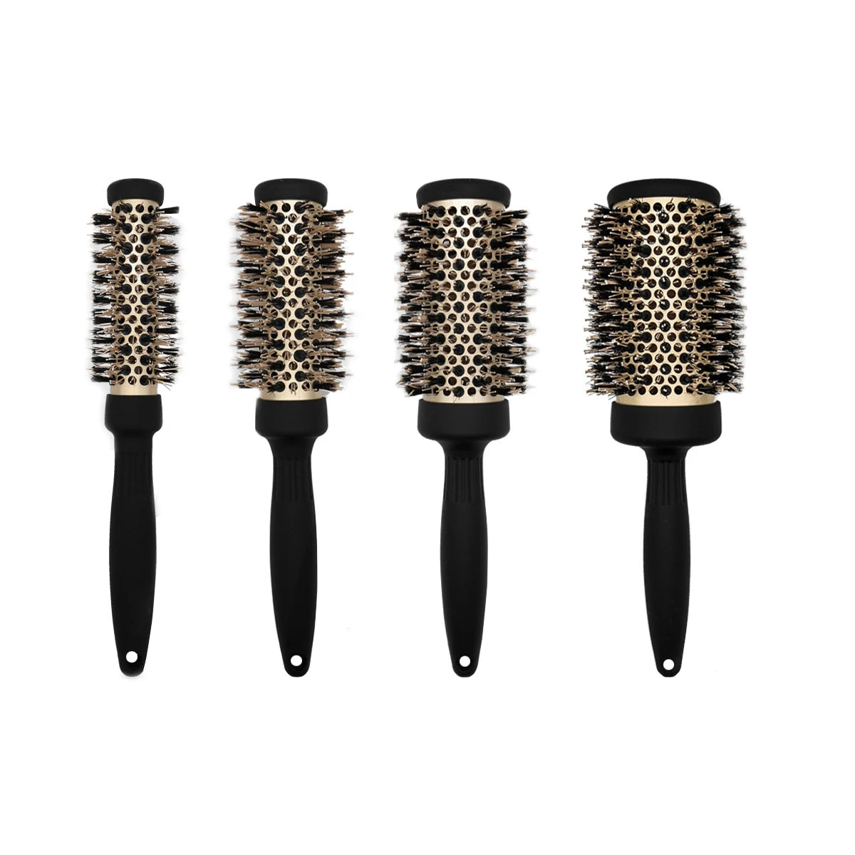 Thermal Round Barrel Hair Brush – Nylon Salon Styling Comb Round Barrel Hair Brush Oasis Select