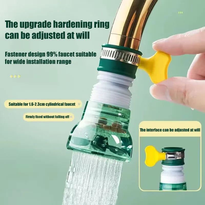 Faucet Splash Proof Device Kitchen Extender Universal Joint Nozzle Extended Booster Universal Faucet Filter Oasis Select