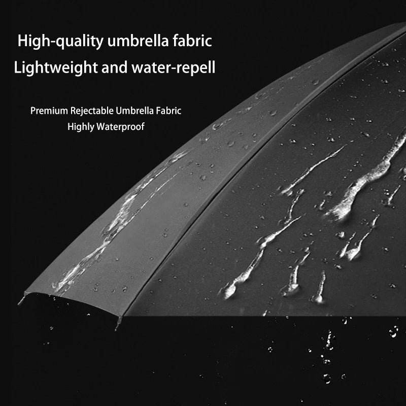 Extra-Large 130cm Parasol Features a Three-Fold Design It Can Be Used in Both Sunny and Rainy Weather and Offers UV Protection Oasis Select