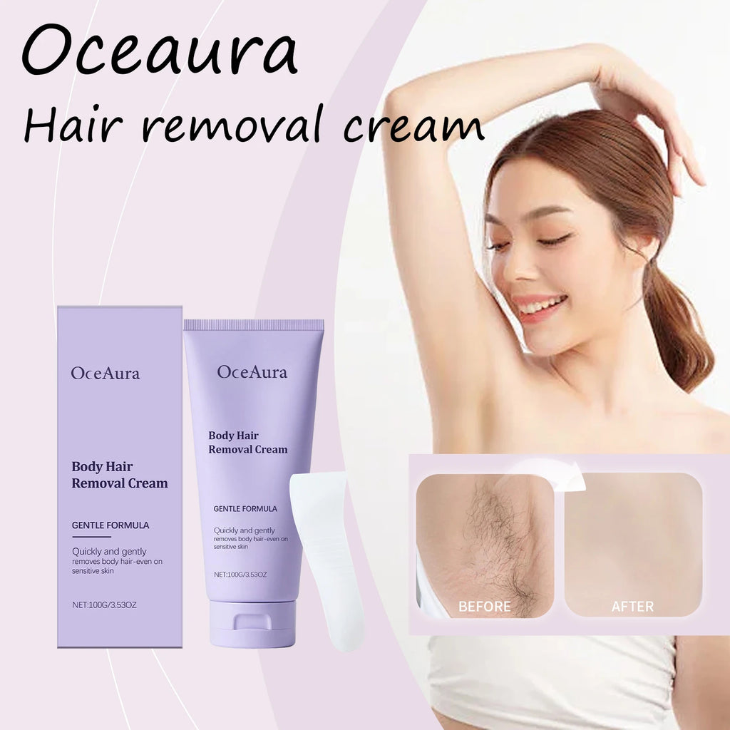 Oceaura Hair Removal Cream Gentle Remove Hair Improve Roughness Reduce Dryness Pore Shrink Smoothing Softening Hair Removal Gel Oasis Select