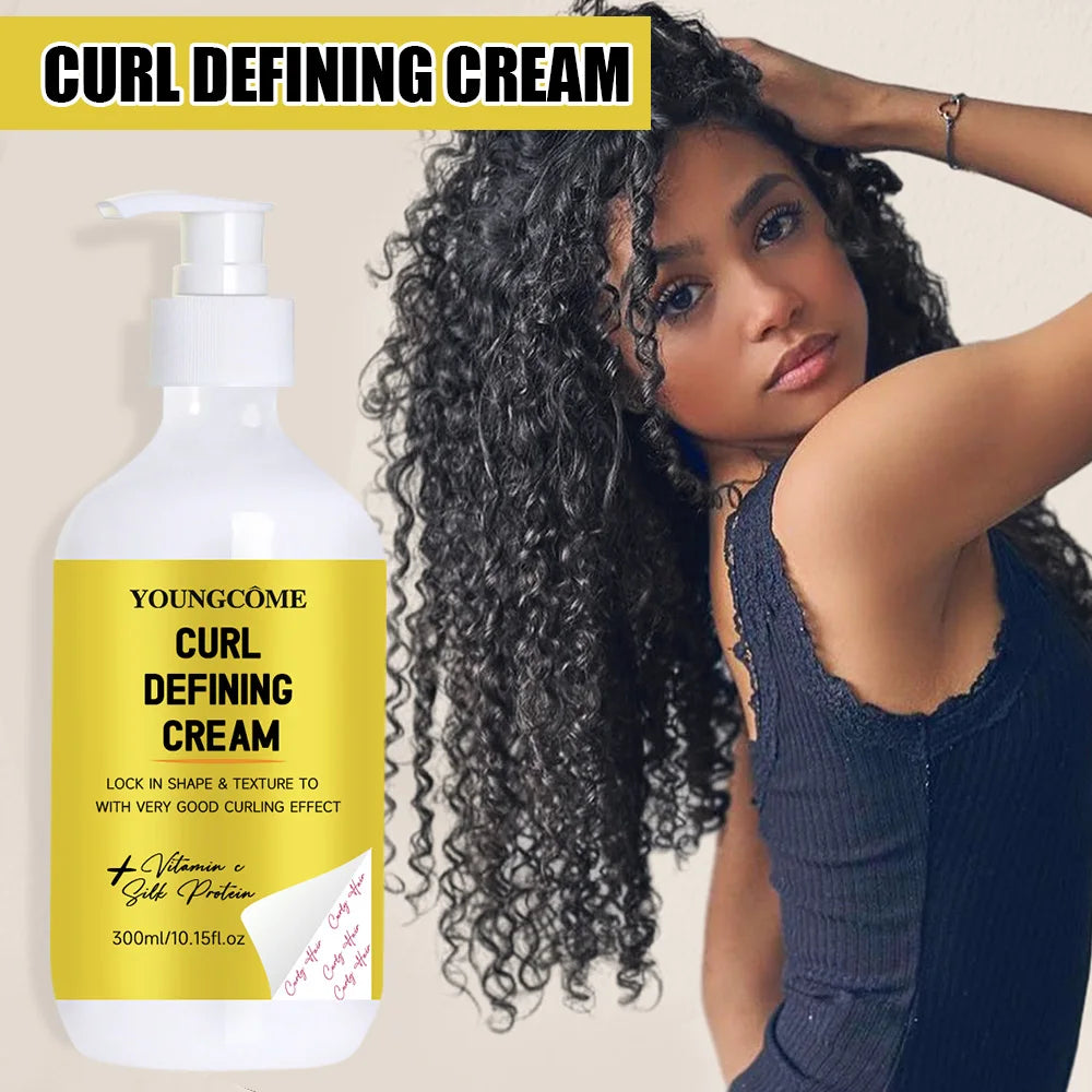 Elastin Curl Styling Cream – Define Curls & Frizz Control 300ml
