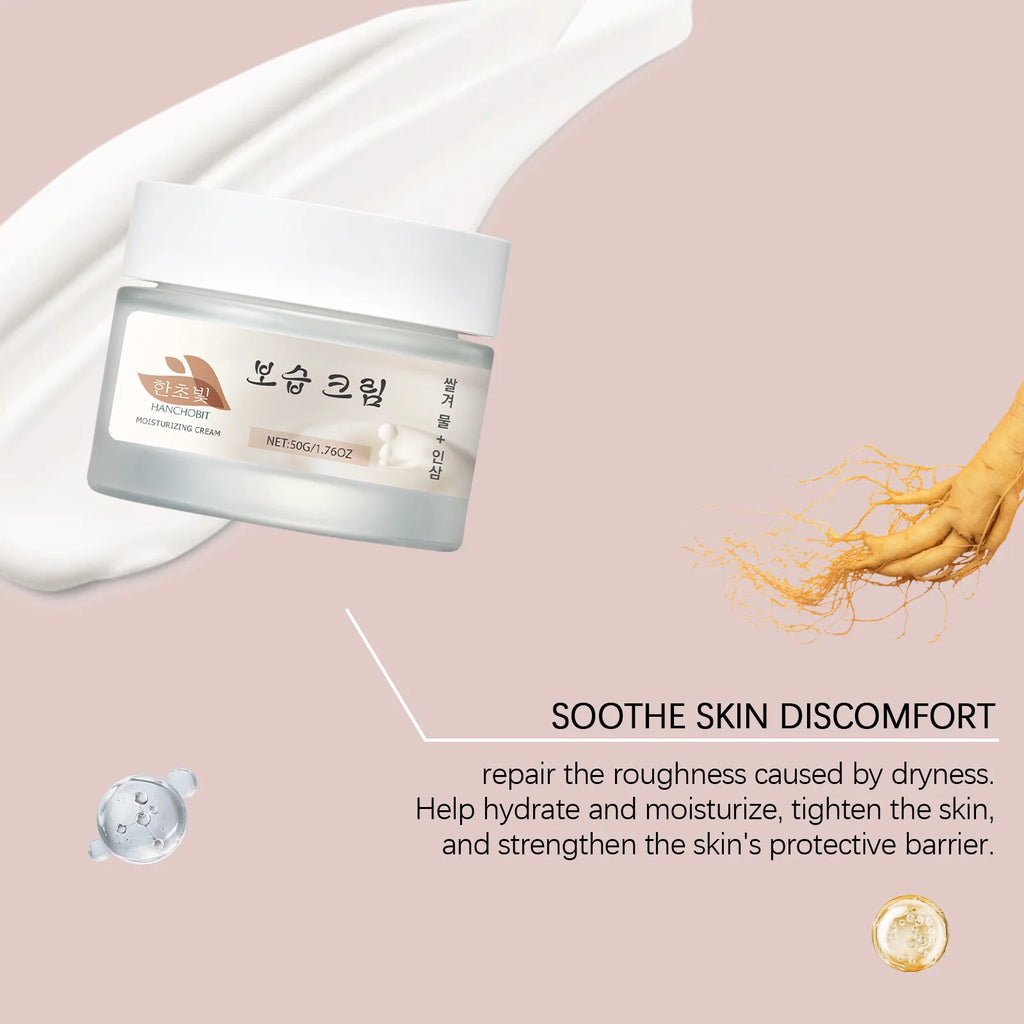 50G Hydrating Face Cream Deep Nourishing Pores Improve Skin Elasticity Enhance Smoothness Repairing Barrier Strengthen Smoothing Face Lotion Oasis Select