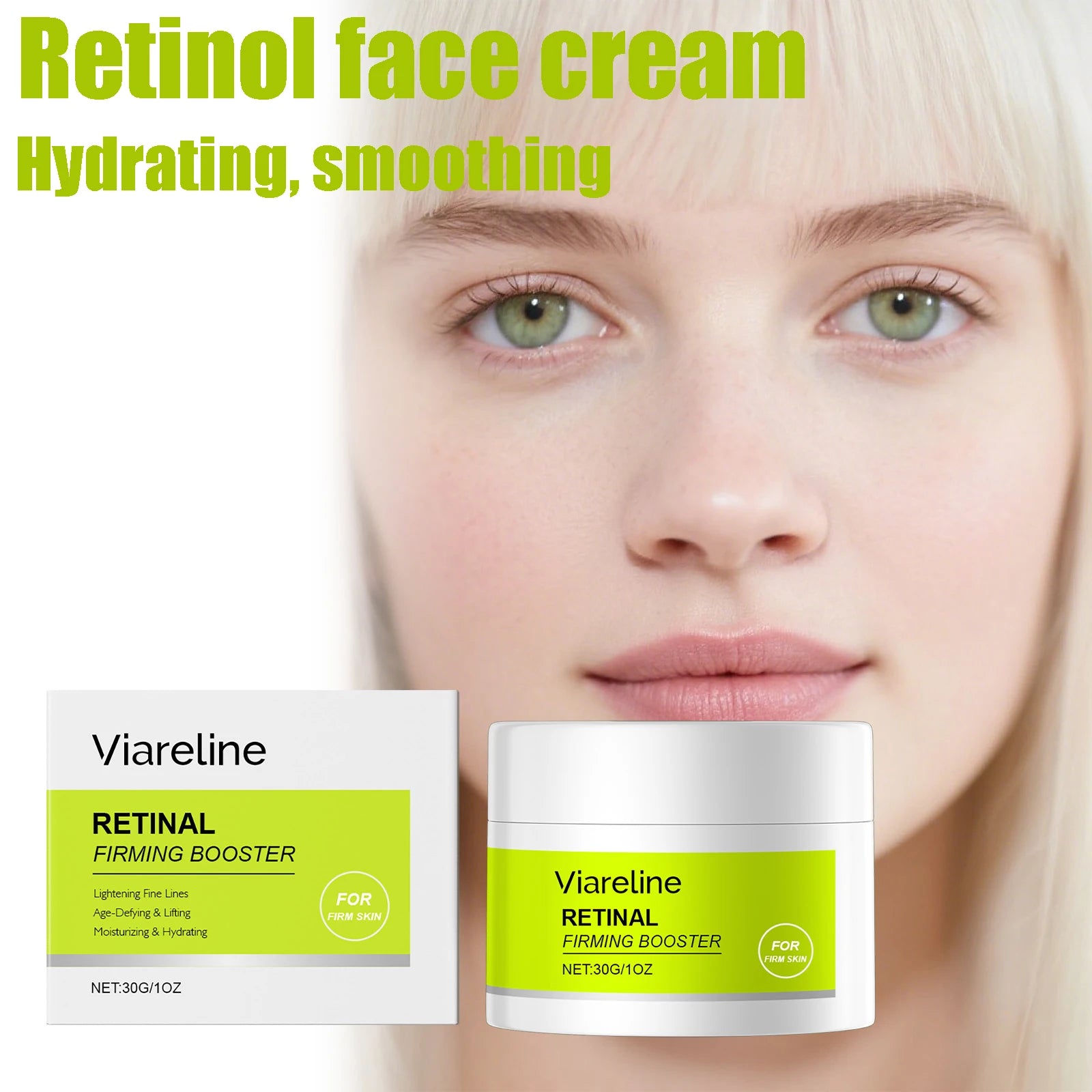 30g Retinol Face Cream Deep Moisturizing Softening Skin Boosts Radiance Glowing Tone Repair Dullness Soothing Facial Lotion Oasis Select