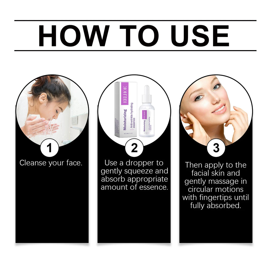 30ML Face Hydrating Serum Deep Moisturizing Improve Roughness Smoothing Repairing Damaged Skin Fade Fine Lines Improve Skin Elasticity Face Serum for All Skin Types Oasis Select
