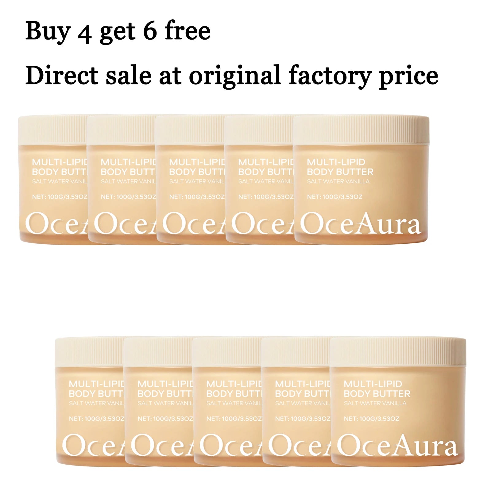 100G Vanilla Body Lotion Gentle Moisturizing Enhance Skin Elasticity Improve Smoothness Non-greasy Enhance Gloss Body Lotion Oasis Select 10 pcs United States