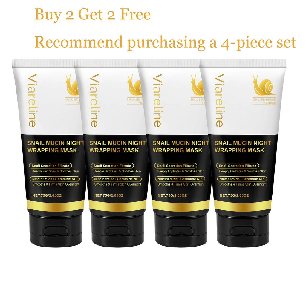 Viareline Turmeric Sleeping Mask Gentle Hydrating & Exfoliating Facial Mask Overnight Moisturize Smoothing for Daily Skin Care Oasis Select 4 pcs United States