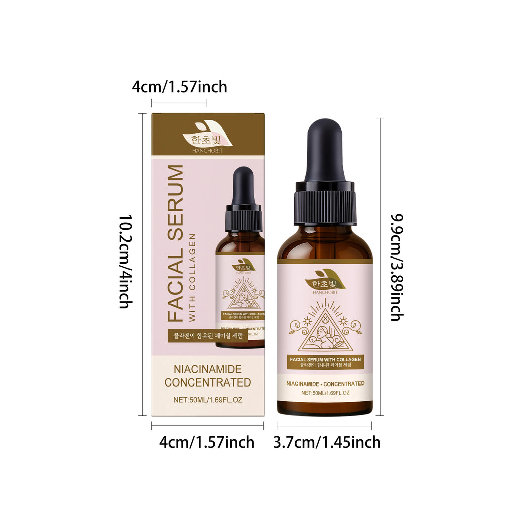 50ML Facial Collagen Serum Daily Moisturizing & Nourishing Improve Skin Elasticity Reduce Roughness Softening Glowing Face Serum Oasis Select