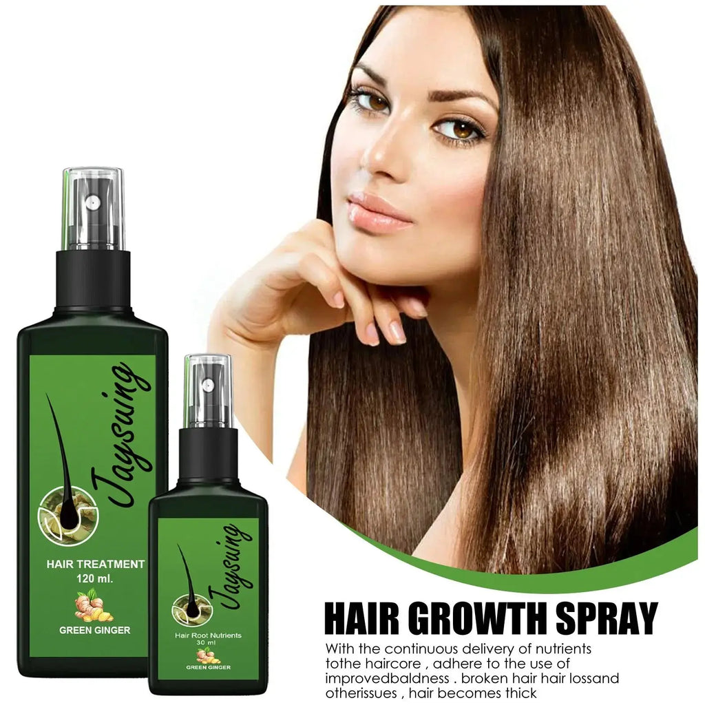 Jaysuing Ginger Hair Growth Spray – Anti Hair Loss Serum Hair Growth Serum Oasis Select