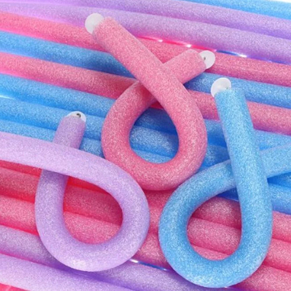 10pcs Universal Perm Curling Bar Hair Curling Stick Colorful Sponge Curling Iron Pearl Cotton Eva Curling Iron Oasis Select