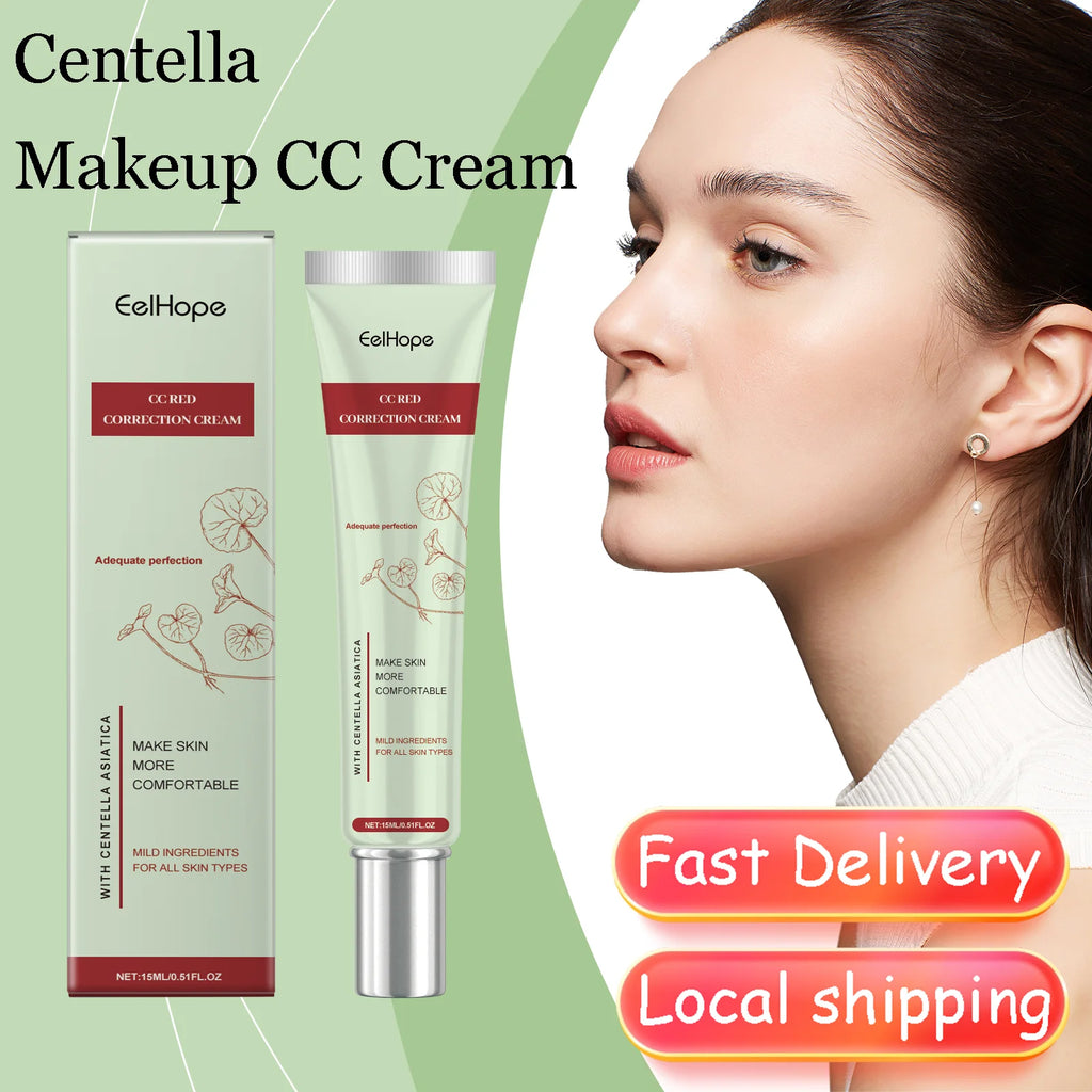 Centella CC Cream Makeup Foundation Moisturizing Oil Control High Coverage Foundation Color Changing Face Makeup Foundation Oasis Select