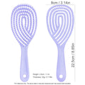 Anti-Static Hollow Rib Detangling Comb – Dry & Wet Hair Hair Detangling Comb Oasis Select 3100-Purple