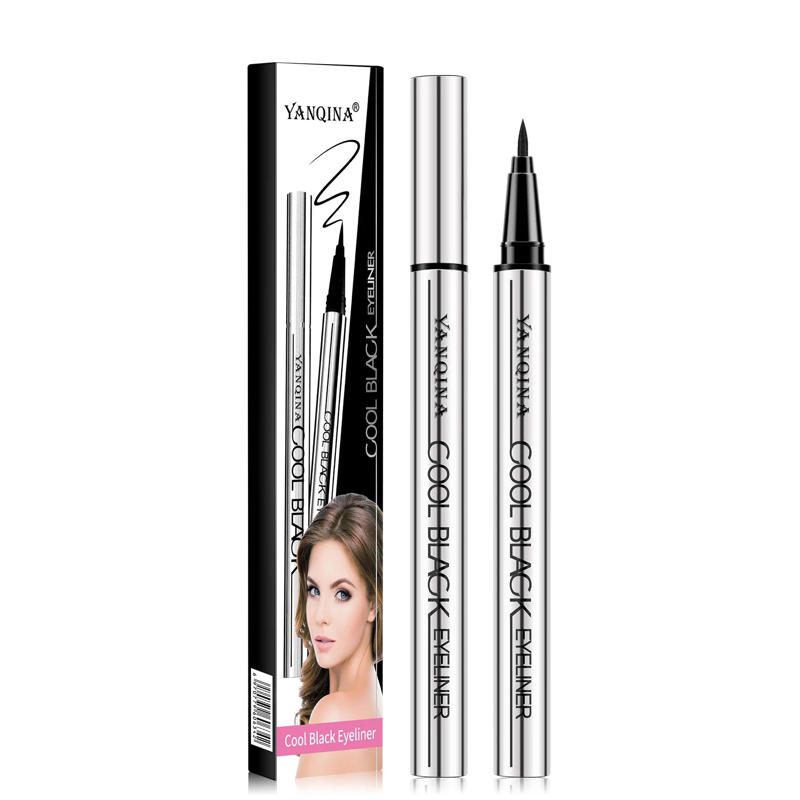 YANQINA Waterproof Liquid Eyeliner Pen – Black & Brown