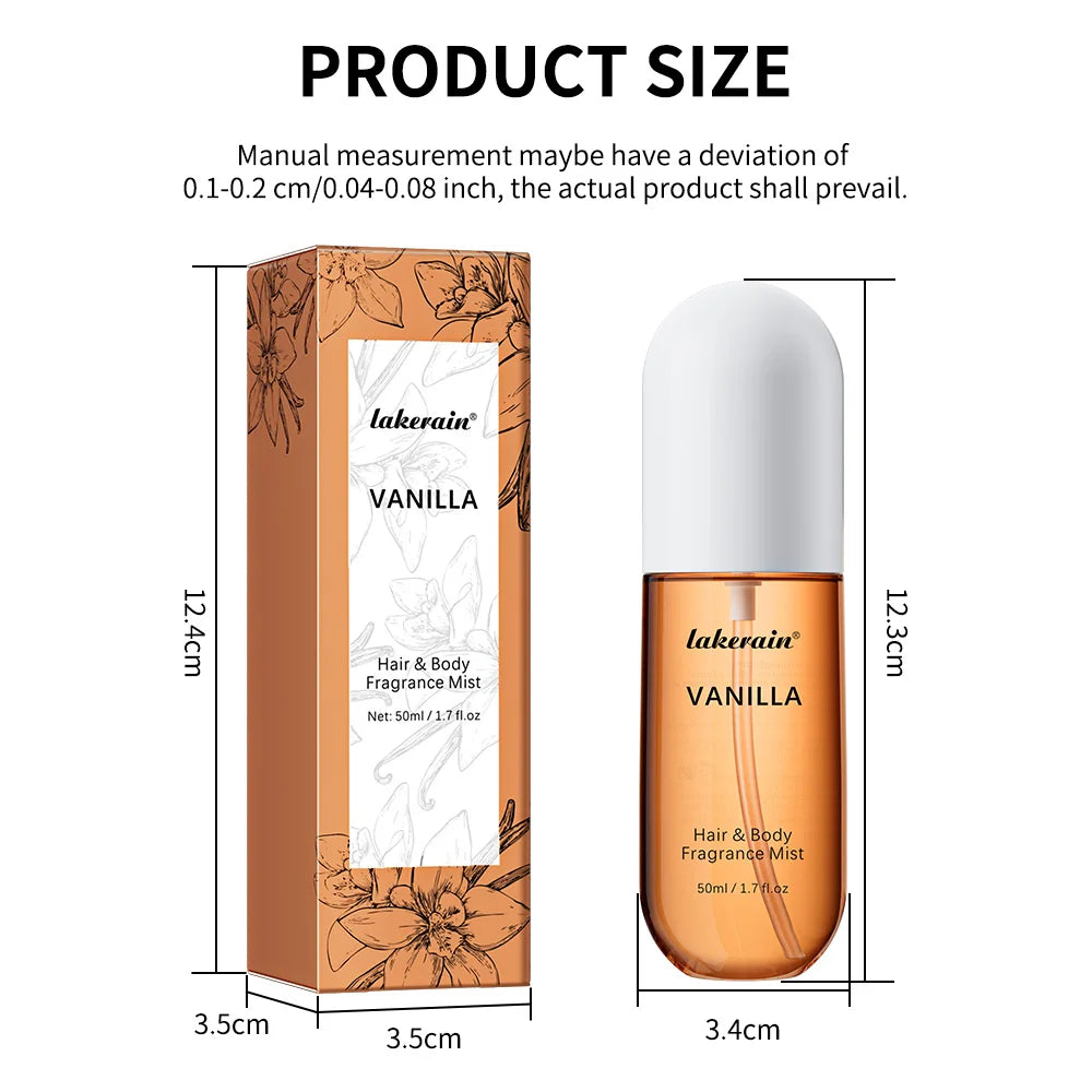 Perfume for Men Women Use For Skin Body & Hair Fragrance Mist Luxury Long Lasting Perfume Collection Vanilla and Rose Oasis Select