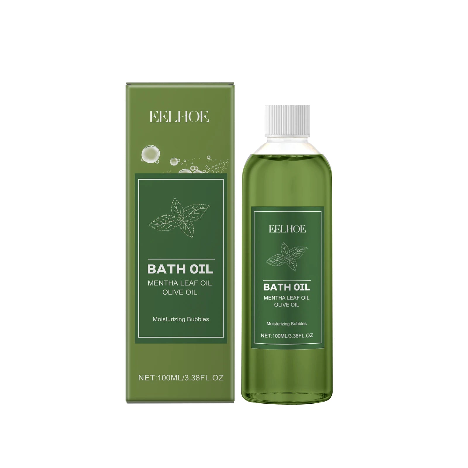 100ML Mint Body Bathing Oil Gentle Cleaning Pores Lasting Fresh Fragrance Moisturizing Reduce Dryness Softening Body Cleaner Oil Oasis Select 100g Whitening United States