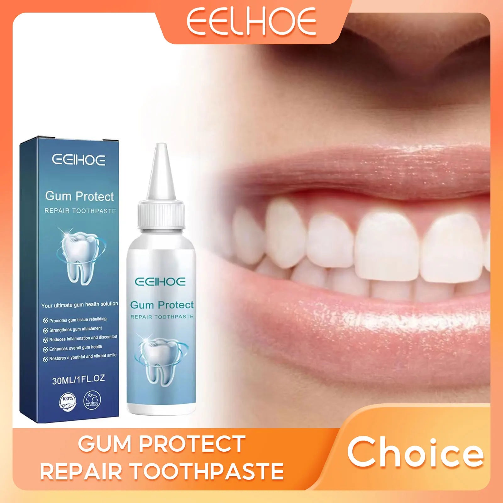 EELHOE Gum Care Toothpaste – Whitening & Plaque Removal