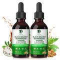 Lukaree Wormwood Black Walnut Soursop Drop with Prebiotics Gut Digestive Health Comfort Mood,Immune Support Vegan Gluten-Free Oasis Select 60ML United States