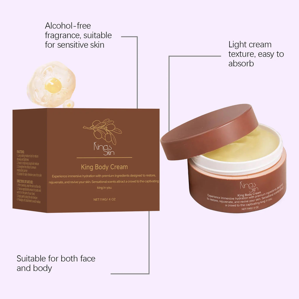 114g Shea Butter Body Cream Deep Moisturizing Reduce Dryness Non-greasy Smoothing Improve Skin Texture Softening Body Lotion Oasis Select