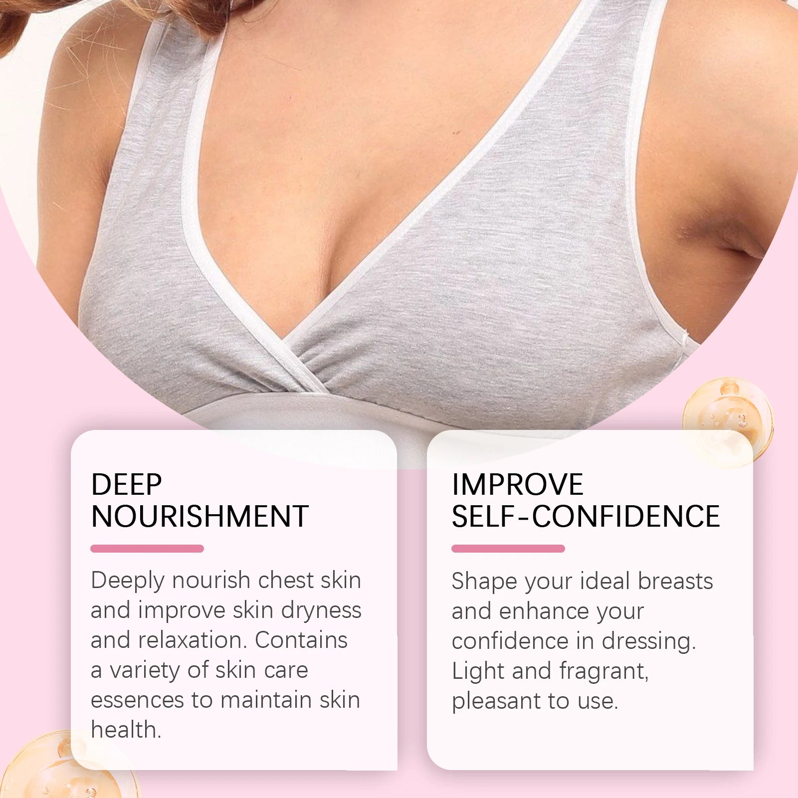 Oceaura Beauty Breast Cream Nourishing Breast Butt Enhancement Improve Skin Elasticity Massage Smoothing Breast Care Cream Oasis Select