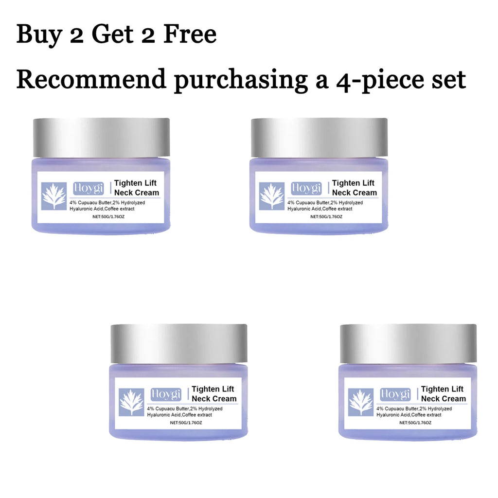 50g Neck Skin Care Cream Moisturizing Nourishing Pores Enhance Skin Elasticity Firming Refreshing Non-greasy Glowing Tightening Neck Lotion Oasis Select 4 pcs United States