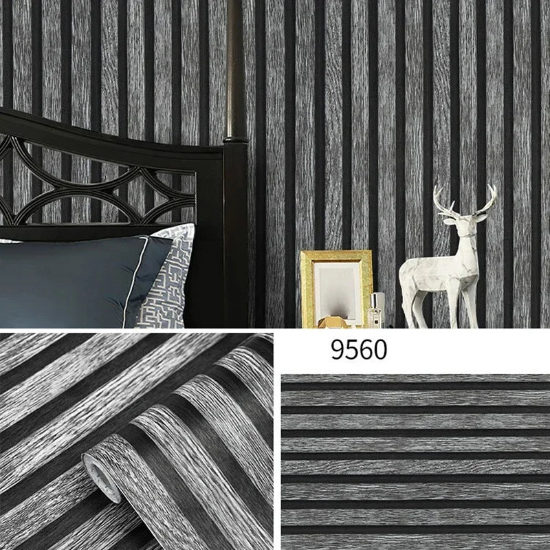 45cm Wide Self-Adhesive Waterproof Wood Grain Wallpaper PVC Cabinet Table Chair Seamless Furniture Decoration Wall Sticker. Oasis Select 9560 45cmX3m